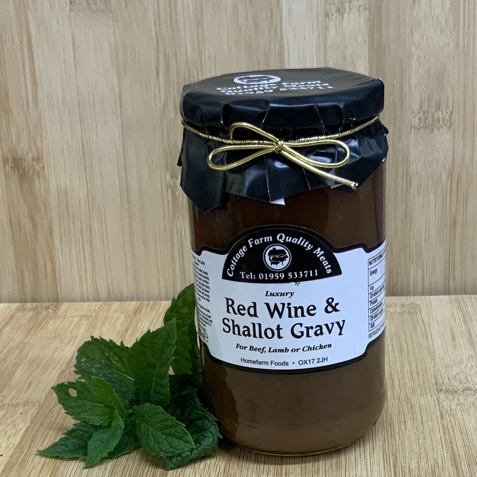 Red Wine and Shallot Gravy