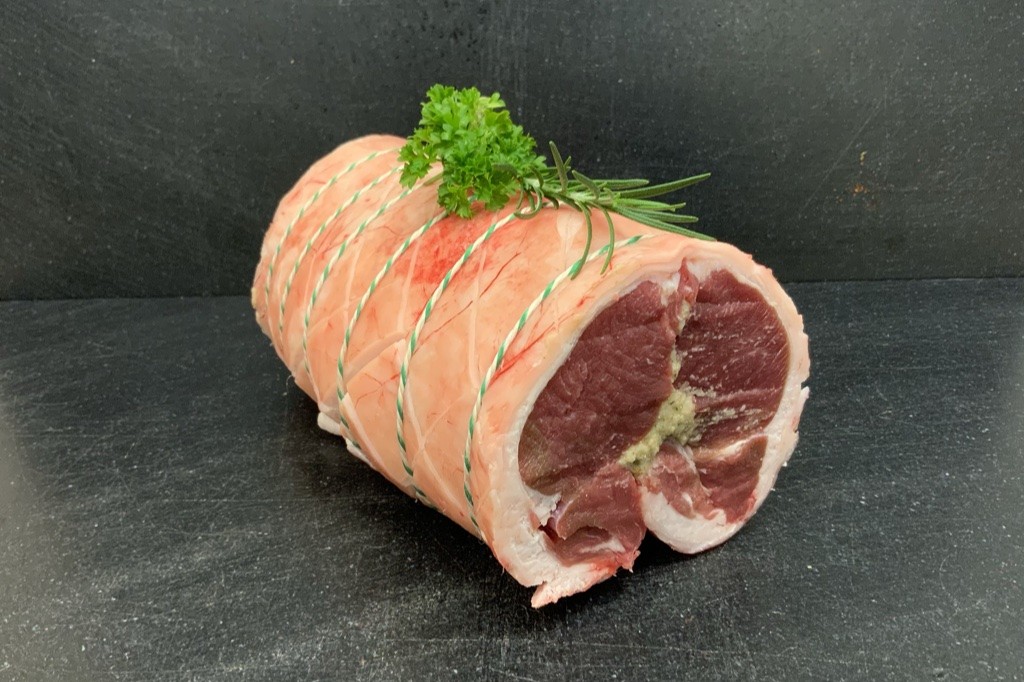 Boned, Rolled and Stuffed Lamb Loin