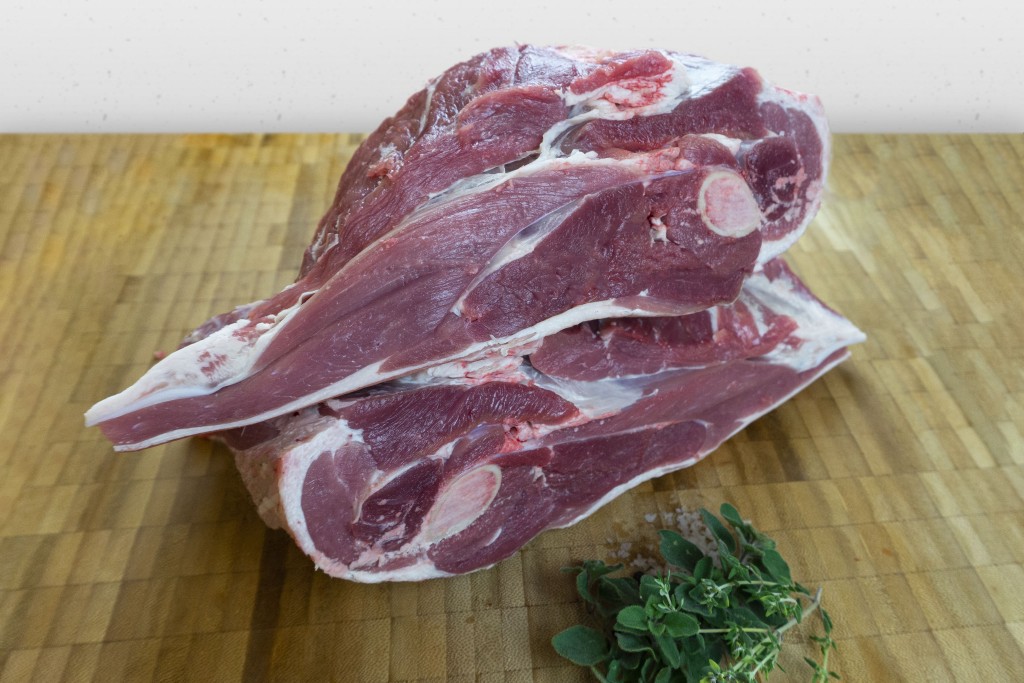 Two Half Bone-in Shoulders of Lamb