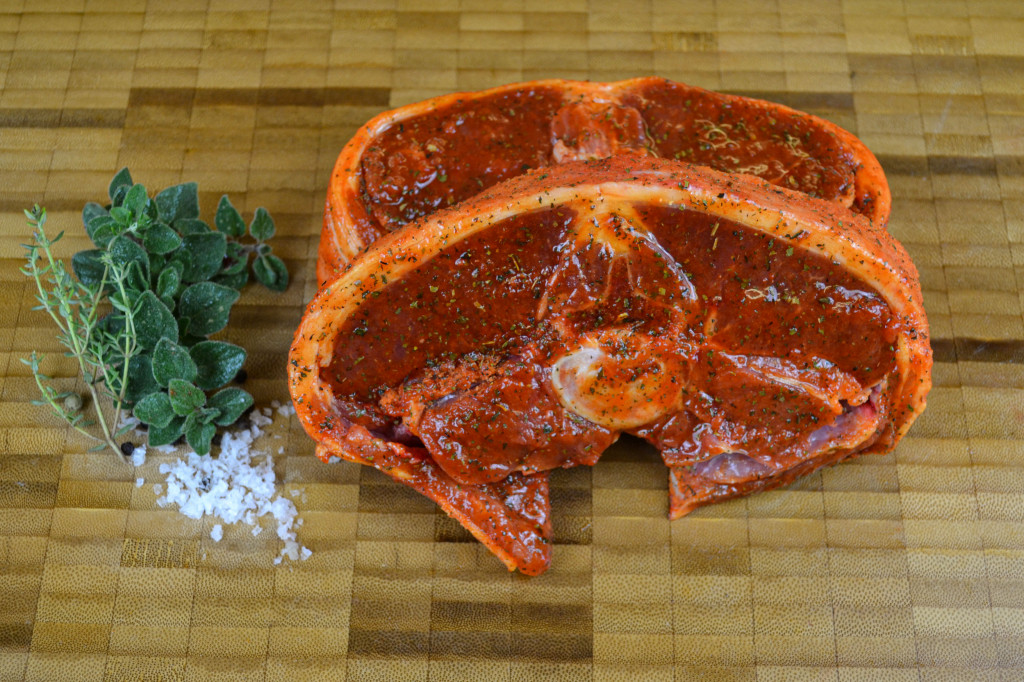 Minted Thick Cut Double Lamb Loin Chops (Barnsley Cut)