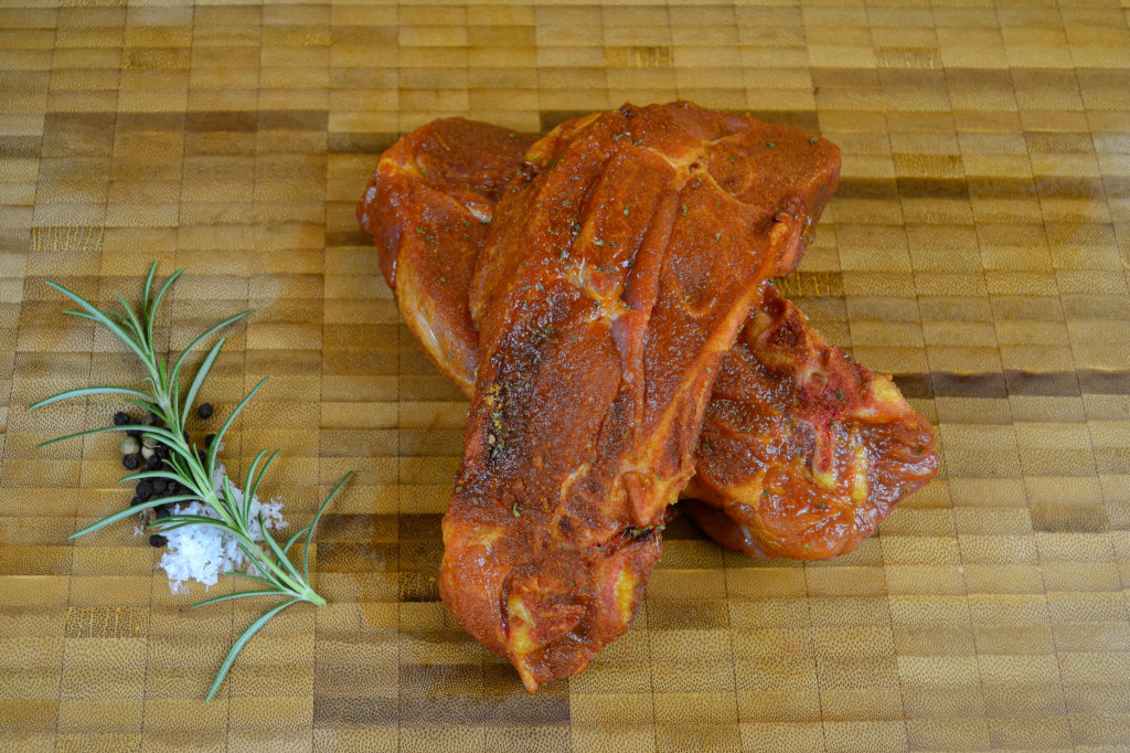 Sticky Maple Pork Shoulder Chops (Spare Rib)