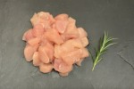 Diced chicken fillets